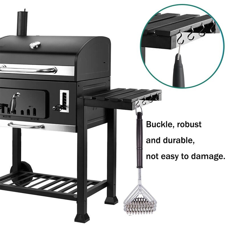 Βούρτσα καθαρισμού ψησταριάς μπάρμπεκιου Κιτ μπάρμπεκιου από ανοξείδωτο ατσάλι Βούρτσα καθαρισμού 3 σε 1 βούρτσα ψησταριάς και ξύστρα Αξεσουάρ κουζίνας Weber