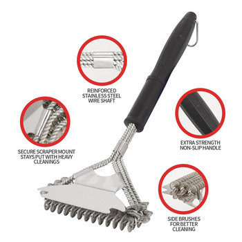 BBQ Cleaner Grill Brush and Scraper Perfect Tools for All Grill Types включително Weber Ideal Barbecue Accessories