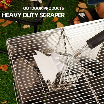 BBQ Cleaner Grill Brush and Scraper Perfect Tools for All Grill Types включително Weber Ideal Barbecue Accessories
