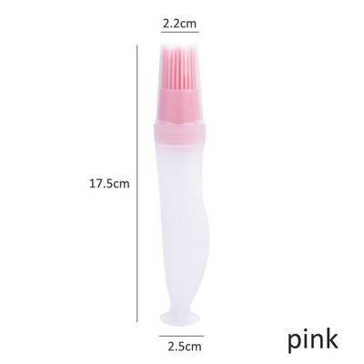 Unelte pentru grătar Accesorii de bucătărie din silicon, portabile, rezistente la temperatură, perii pentru ungere pentru grătar, perie pentru sticle de ulei, accesorii pentru coacere