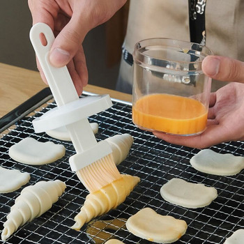 Практична силиконова четка за барбекю Четка за почистване на барбекю Печене на хляб Олио за готвене Крем Инструменти Многофункционален кухненски прибор Домашен инструмент