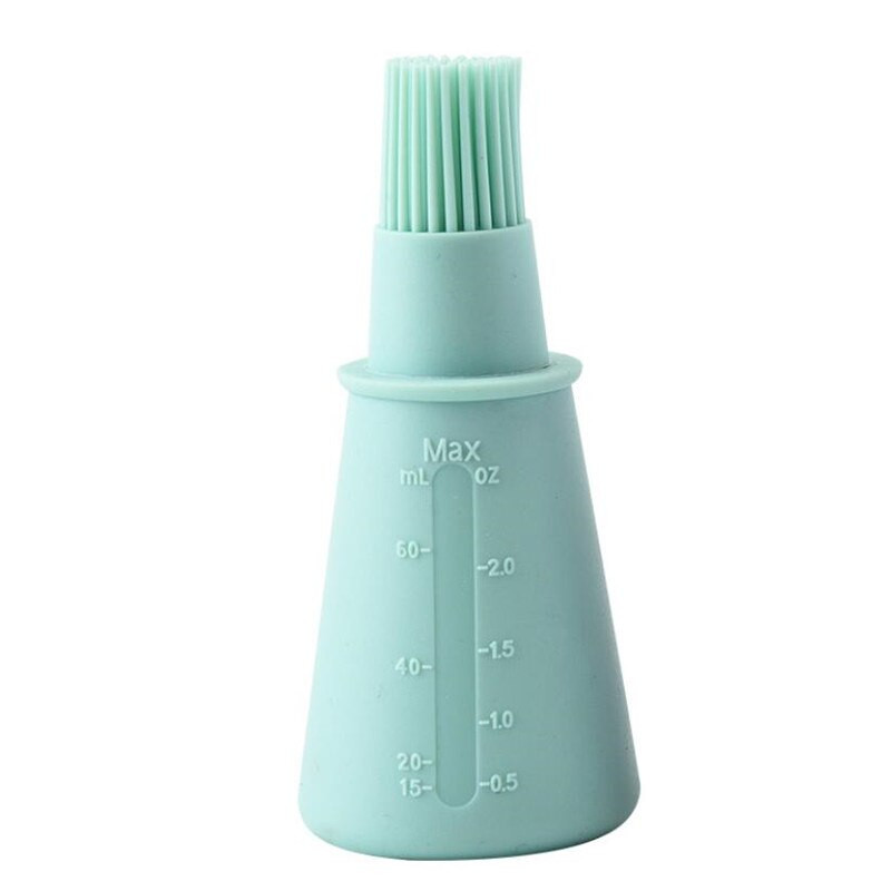 Grillkefe magas hőmérsékletű olajkefe Élelmiszer-minőségű szilikon Sütés Főzés Grill eszközök Barbecue olajos palackkefe Konyhai eszközök