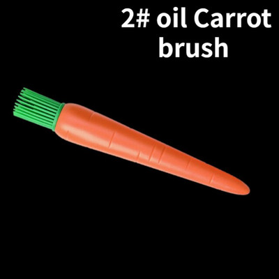 Perie de ulei pentru grătar din silicon pentru desene animate, grătar, patiserie, bucătărie, coacere, bucătărie, perie în formă de carruș