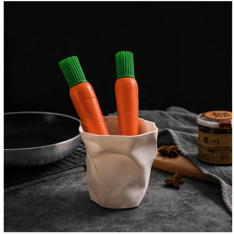 Perie de ulei pentru grătar din silicon pentru desene animate, grătar, patiserie, bucătărie, coacere, bucătărie, perie în formă de carruș