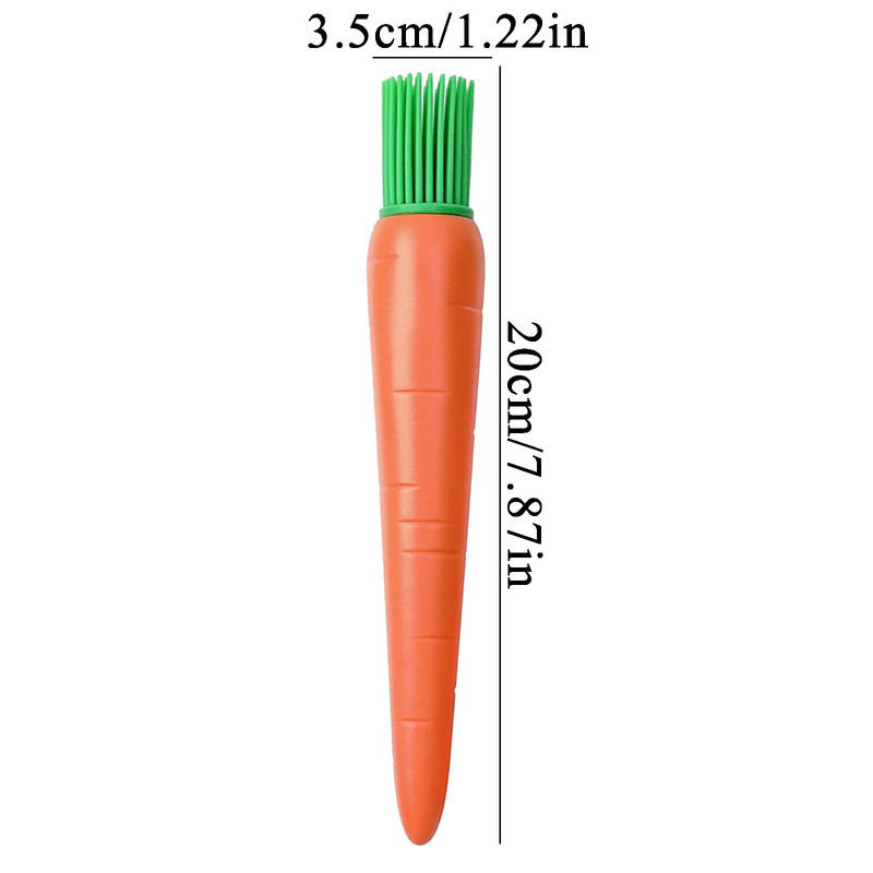 Perie de ulei pentru grătar din silicon pentru desene animate, grătar, patiserie, bucătărie, coacere, bucătărie, perie în formă de carruș