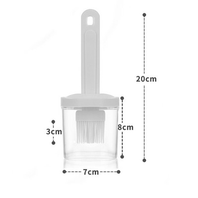 Perie de ulei de silicon Rezistent la temperatură Sticlă de ulei Coacerea clătite Grătar Gătit Grătar Accesorii pentru grătar Instrument Gadget de bucătărie