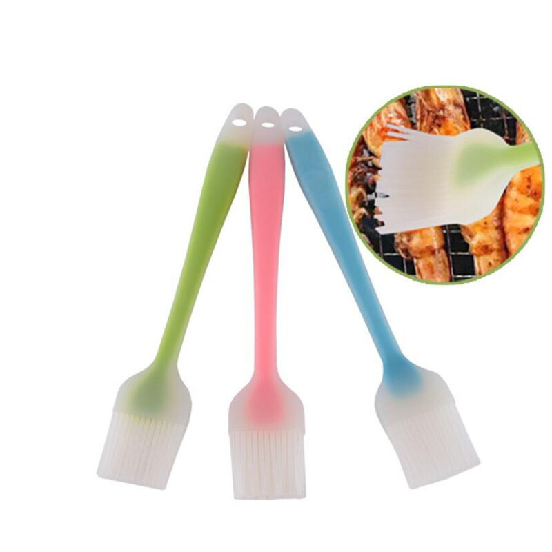 1PC perie de patiserie din silicon pentru unt perii de ulei pentru prăjituri, pâine, unt, unelte de coacere, perie pentru grătar de siguranță, instrument pentru grătar