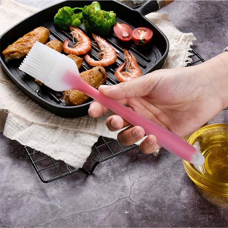 1PC perie de patiserie din silicon pentru unt perii de ulei pentru prăjituri, pâine, unt, unelte de coacere, perie pentru grătar de siguranță, instrument pentru grătar