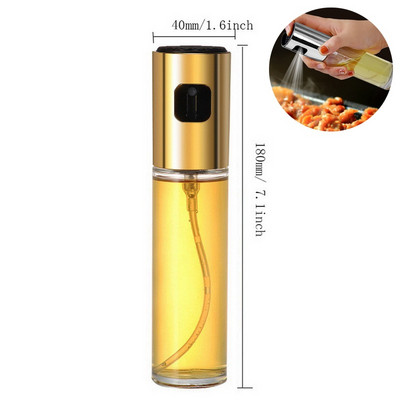 Nešiojamas aliejaus padažo prieskonių buteliuko aliejaus dozatorius su silikoniniu šepetėliu, skirtas virti kepimui BBQ virtuvės maistinio aliejaus skardinė Nauja