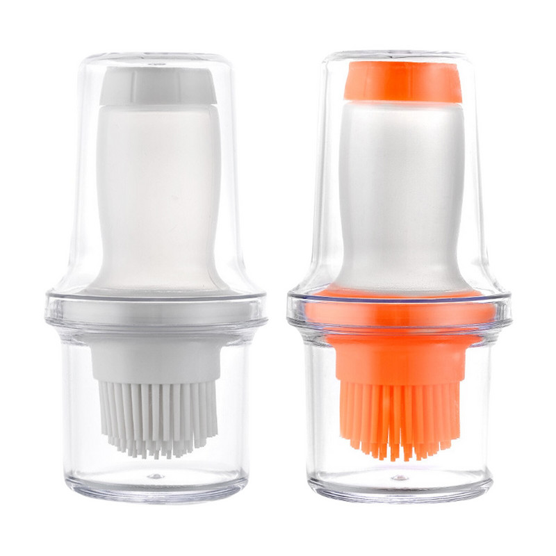 Hordozható szilíciumolajos palackkefe főzéshez, grillezéshez, grillezéshez.