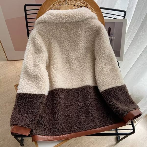 Geaca de iarna moderna de dama cu buzunar si catarama metalica