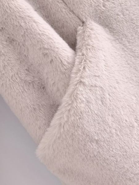 Plišani zimski kaput s gumbima