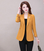 Trijų spalvų moteriškas švarkas su kišene