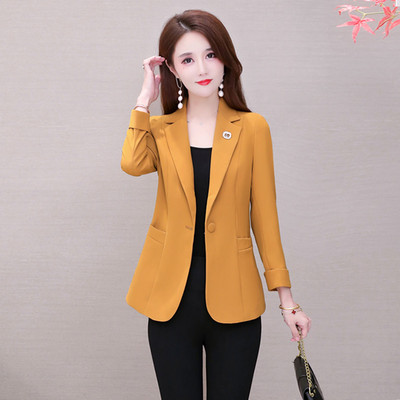 Trijų spalvų moteriškas švarkas su kišene