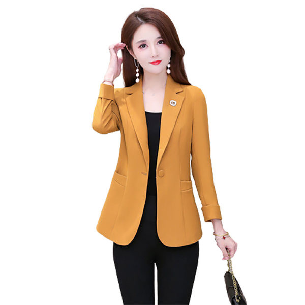 Trijų spalvų moteriškas švarkas su kišene