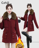 Γυναικείο casual μπουφάν με τσέπη και φόδρα