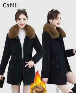 Γυναικείο casual μπουφάν με τσέπη και φόδρα