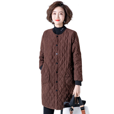 Γυναικείο casual μπουφάν με στάμπα, κουμπιά και τσέπη