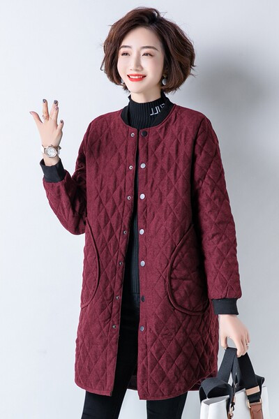 Γυναικείο casual μπουφάν με στάμπα, κουμπιά και τσέπη