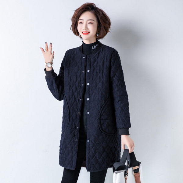 Γυναικείο casual μπουφάν με στάμπα, κουμπιά και τσέπη