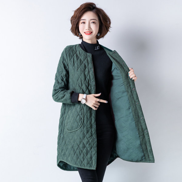 Γυναικείο casual μπουφάν με στάμπα, κουμπιά και τσέπη