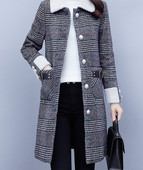 Vidutinio ilgio žieminis paltas