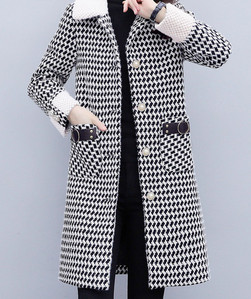 Vidutinio ilgio žieminis paltas