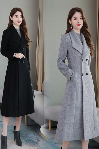 Čist ženski kaput u dvije boje