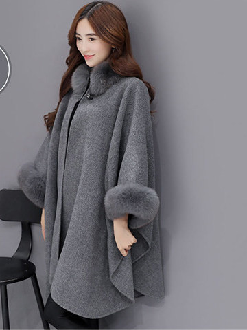 Modern női széles, pehelykabát