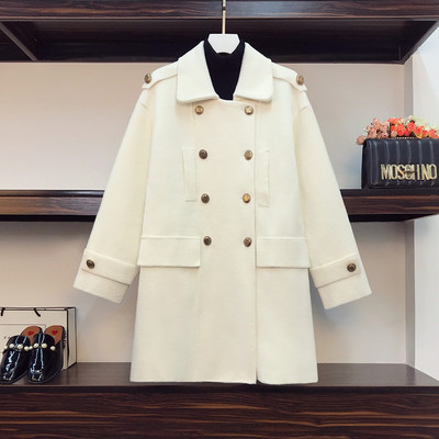 Palton de dama cu guler clasic in doua culori