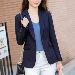 Γυναικείο καρό σακάκι με τσέπη