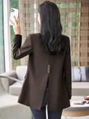 Geaca de dama cu fanta in trei culori