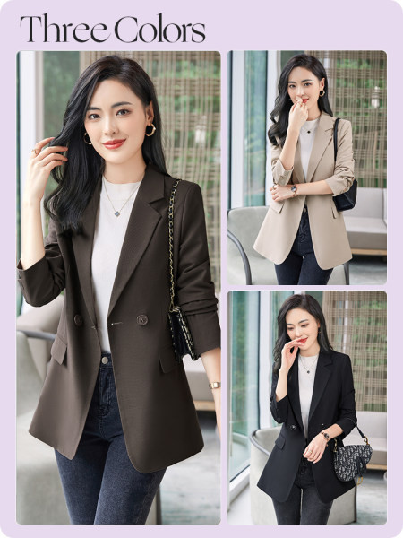 Geaca de dama cu fanta in trei culori