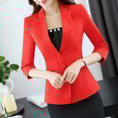 Γυναικείο σακάκι με κούμπωμα και τσέπη