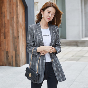 Γυναικείο μακρυμάνικο σακάκι με ρίγες