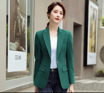 Naiste elegantne nööpidega jakk