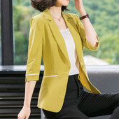 Γυναικείο casual σακάκι με μήκος μανίκι 3/4