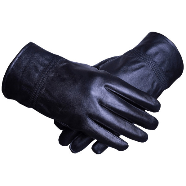 Ανδρικά γάντια casual από οικολογικό δέρμα με φόδρα