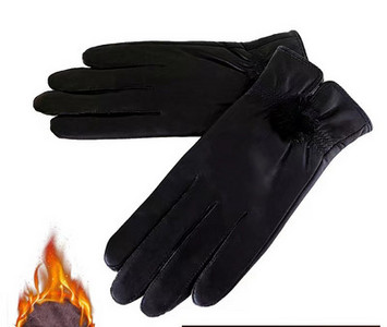 Mănuși casual de iarnă din piele pentru bărbați