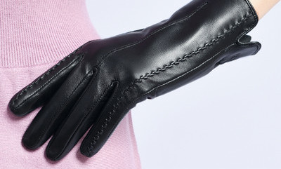 Mănuși casual de iarnă din piele pentru bărbați