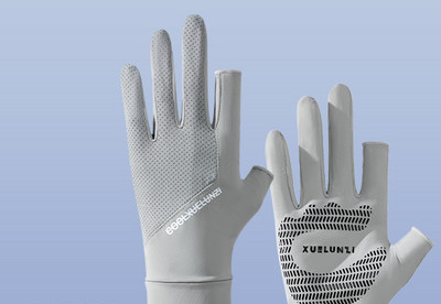 Sportiškos vyriškos pirštinės su užrašu