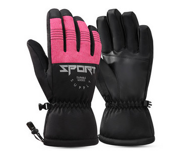 Novi model muških zimskih rukavica sa natpisom i vezicama