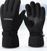 Χειμερινά γάντια με αγκράφα