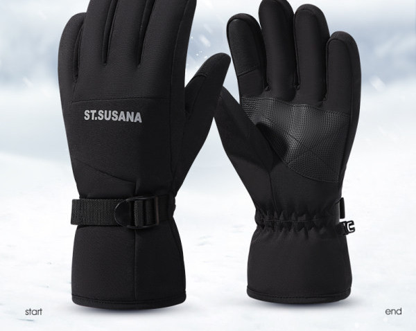 Χειμερινά γάντια με αγκράφα