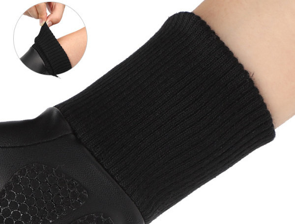 Ανδρικά χειμωνιάτικα γάντια από οικολογικό δέρμα κατάλληλα για ποδηλασία