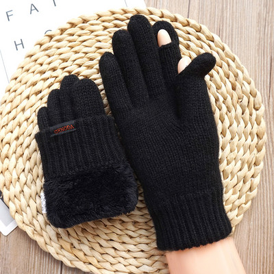 Muške casual zimske rukavice s postavom