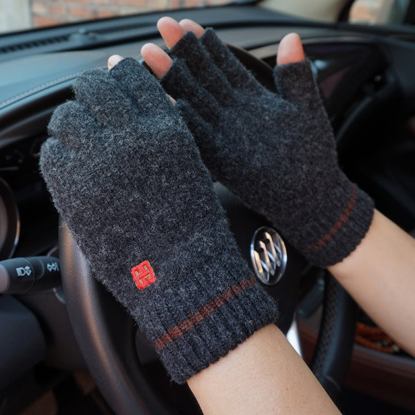 Muške zimske pletene rukavice