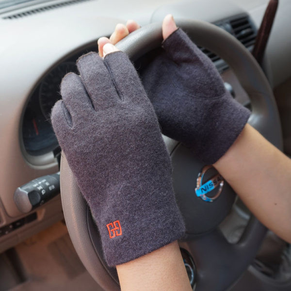 Ανδρικά χειμωνιάτικα γάντια με κέντημα σε πολλά χρώματα