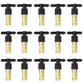 15-250 vnt. reguliuojamas varinis purškimo antgalis su 4/7 mm plastikine trišakio jungtimi žalvario laistymo laistymo purkštuvo aušinimo antgaliu