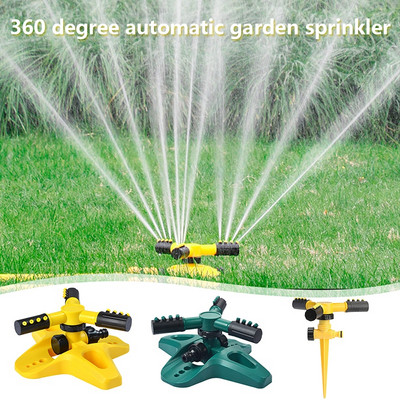 Stropitor de gazon de tip nou pentru grădină, automat cu rotație de 360 de grade, acoperire cu suprafață mare Sprinkler de apă pentru irigare pentru grădină